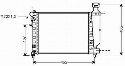 Citroen Saxo Kühler, Peugeot 106 Wasserkühler