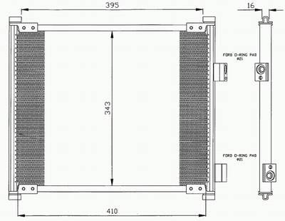 Ford KA Kondensator,Ford KA Klimakühler
