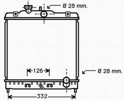 Honda Civic 1,6 Kühler,Honda Civic 1,5 Kühlmittelkühler
