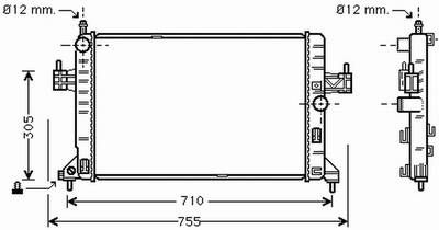Opel Corsa C 1,7 D Kühler,Opel Corsa 1,7 TD Kühler