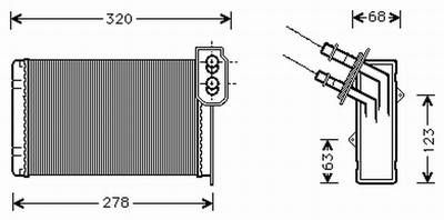 Renault Clio  W�rmetauscher,Renault R 19 Heizungsk�hler