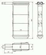 Ford Escort Wrmetauscher, fabrikneu