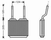 Opel Astra F  Wrmetauscher,Opel Astra Heizungskhler