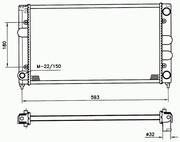 VW Passat 1,8 Khler,Wasserkhler